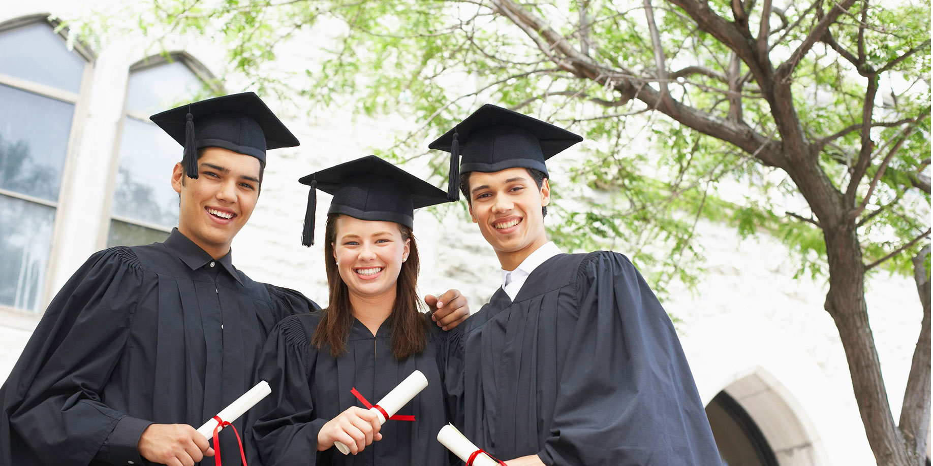 Graduates at graduation