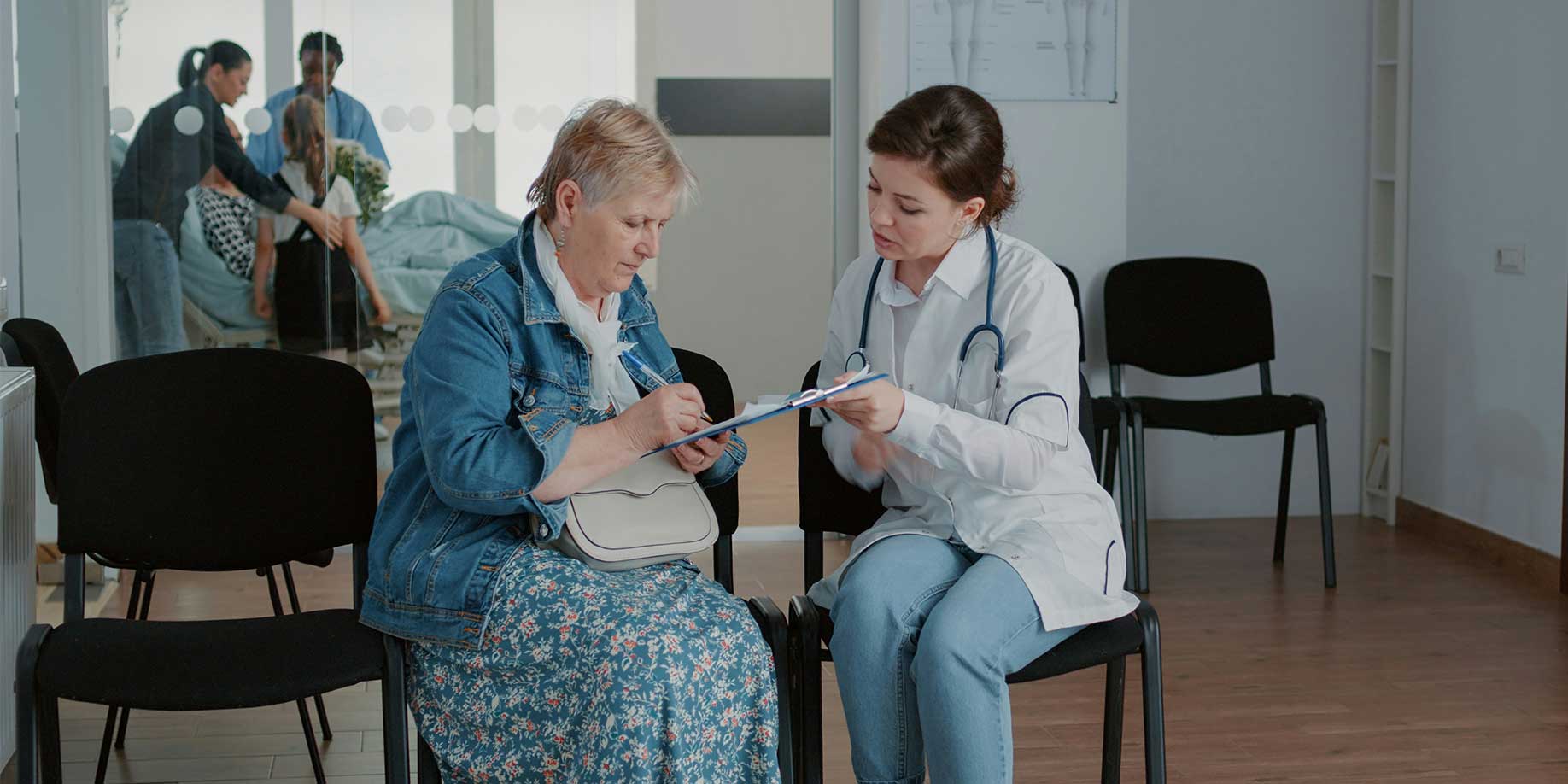 Urgent care waiting room